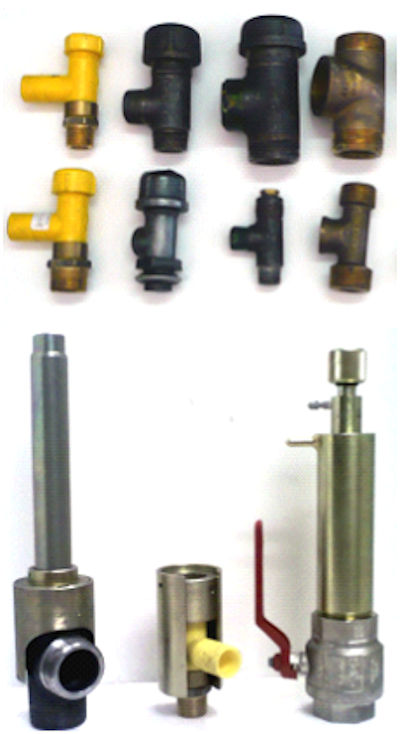 Tee Insertion and Completion Plug Removal tooling shown Tee Insertion and Completion Plug Removal tooling shown