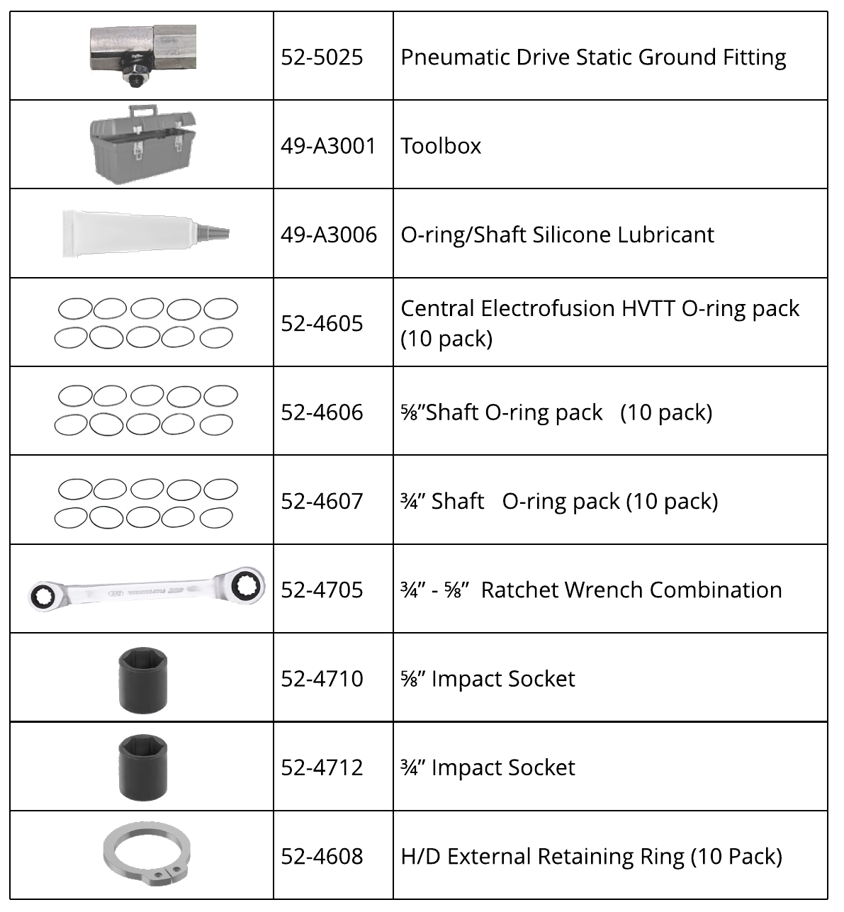 Poly tap parts 02
