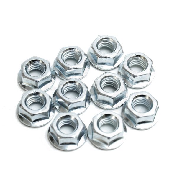 Flange Nuts 10 Pack