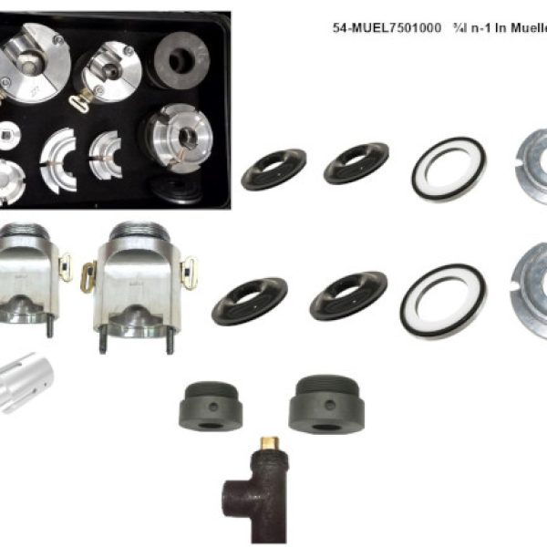 ¾in-1in Mueller Tee Adapter Kit