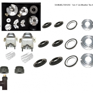 ¾in-1 ¼in Mueller Tee Adapter Kit