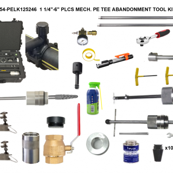 1 1/4in-6in PLCS MECH. PE TEE ABANDONMENT TOOL KIT