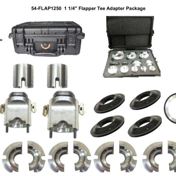 1 1/4in Flapper Tee Adapter Package