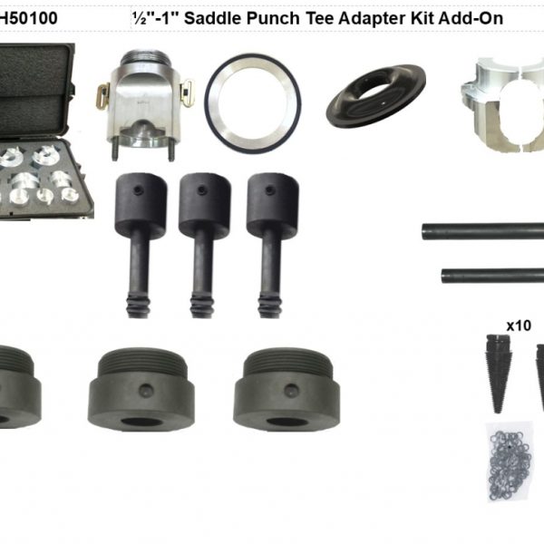 ½in-1in Saddle Punch Tee Adapter Kit