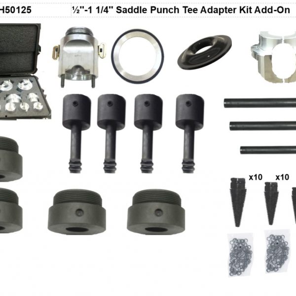 ½in-1 1/4in Saddle Punch Tee Adapter Kit