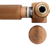 SHAFT 3 3 8 DUPONT TAN TAN ALDYL A TEE WITH 3QUARTER IN TAP 2 375 SHAFT 3 3 8 DUPONT TAN TAN ALDYL A TEE WITH 3QUARTER IN TAP 2 375