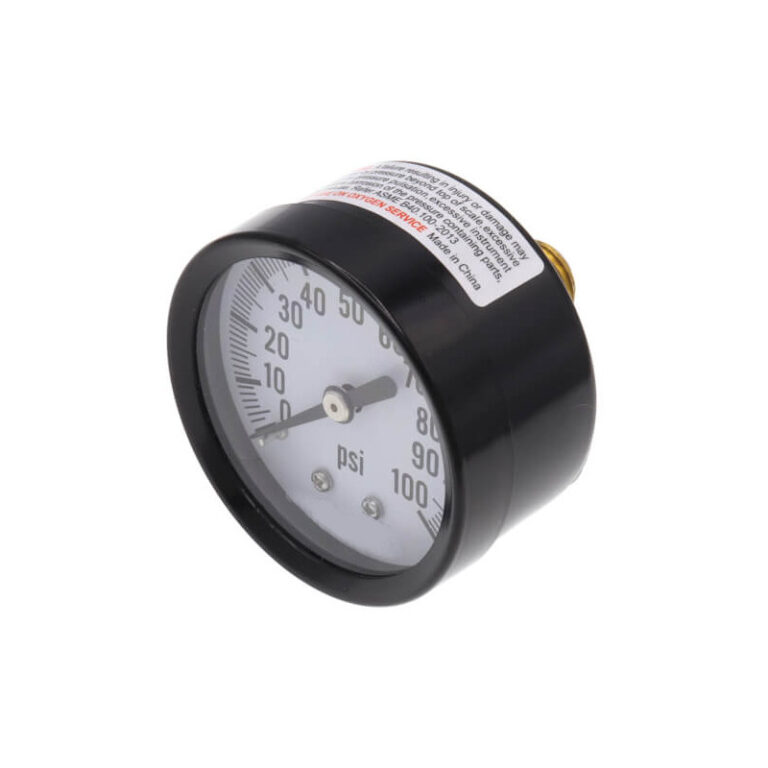 0-100PSI GAUGE (1/4'' THREAD, REAR MOUNT)